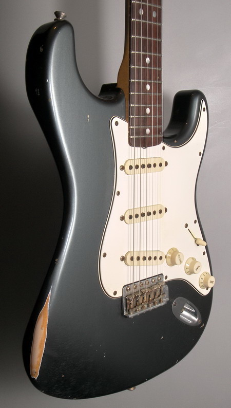 C.SHOP 1965 T.MACHINE RELIC STRAT CHARCOAL FROST METALLIC USED