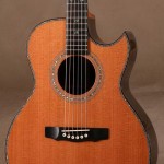 SOLD Jim Olson Small Jumbo Cutaway Indian Redwood