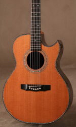 SOLD Jim Olson Small Jumbo Cutaway Indian Redwood