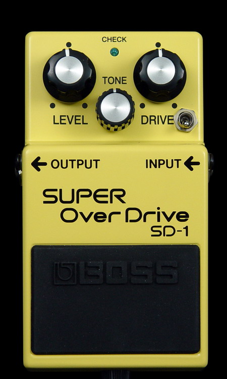 SOLD KEELEY MODDED BOSS SD 1 SUPER OVERDRIVE