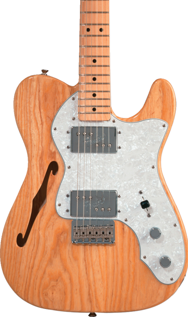 SOLD FENDER CLASSIC PLAYER 72 THINLINE TELECASTER  NATURAL