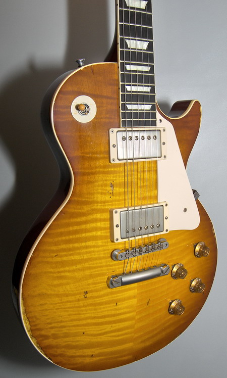 SOLD GIBSON 1958 HEAVY AGED LES PAUL H.PICKED 2014