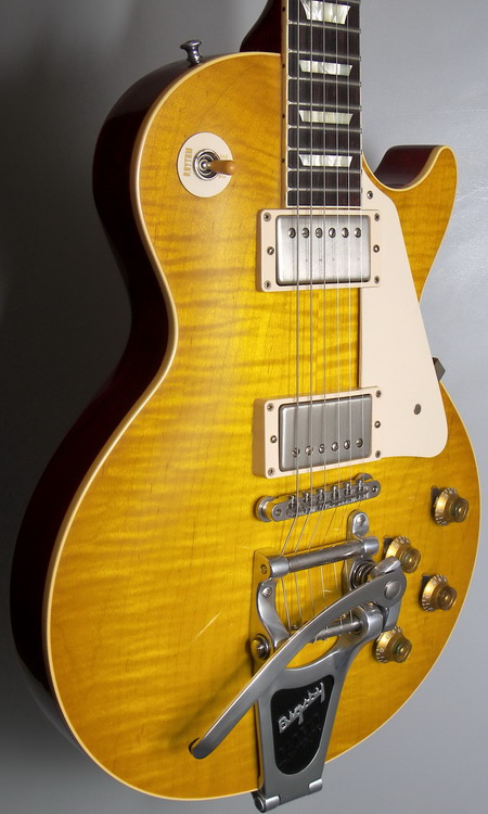 SOLD GIBSON HISTORIC LES PAUL 1958 REISSUE FLAMED HAND PICKED
