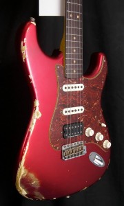 C.SHOP 2016 63 HSS HEAVY RELIC STRAT CANDY APPLE RED