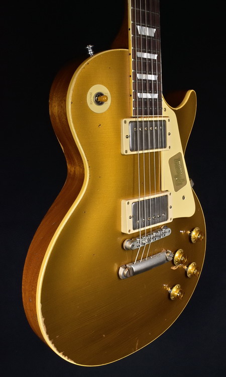 SOLD GIBSON 1957 GOLDTOP 60th ANNIVERSARY HEAVY AGED