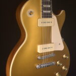 SOLD GIBSON LES PAUL STANDARD 50s GOLD TOP P 90 LOLLAR PICKUPS